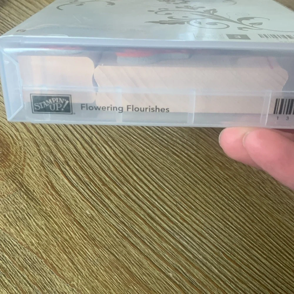 Stampin’ Up! Rubber Stamp Set Flowering Flourishes Set of 3